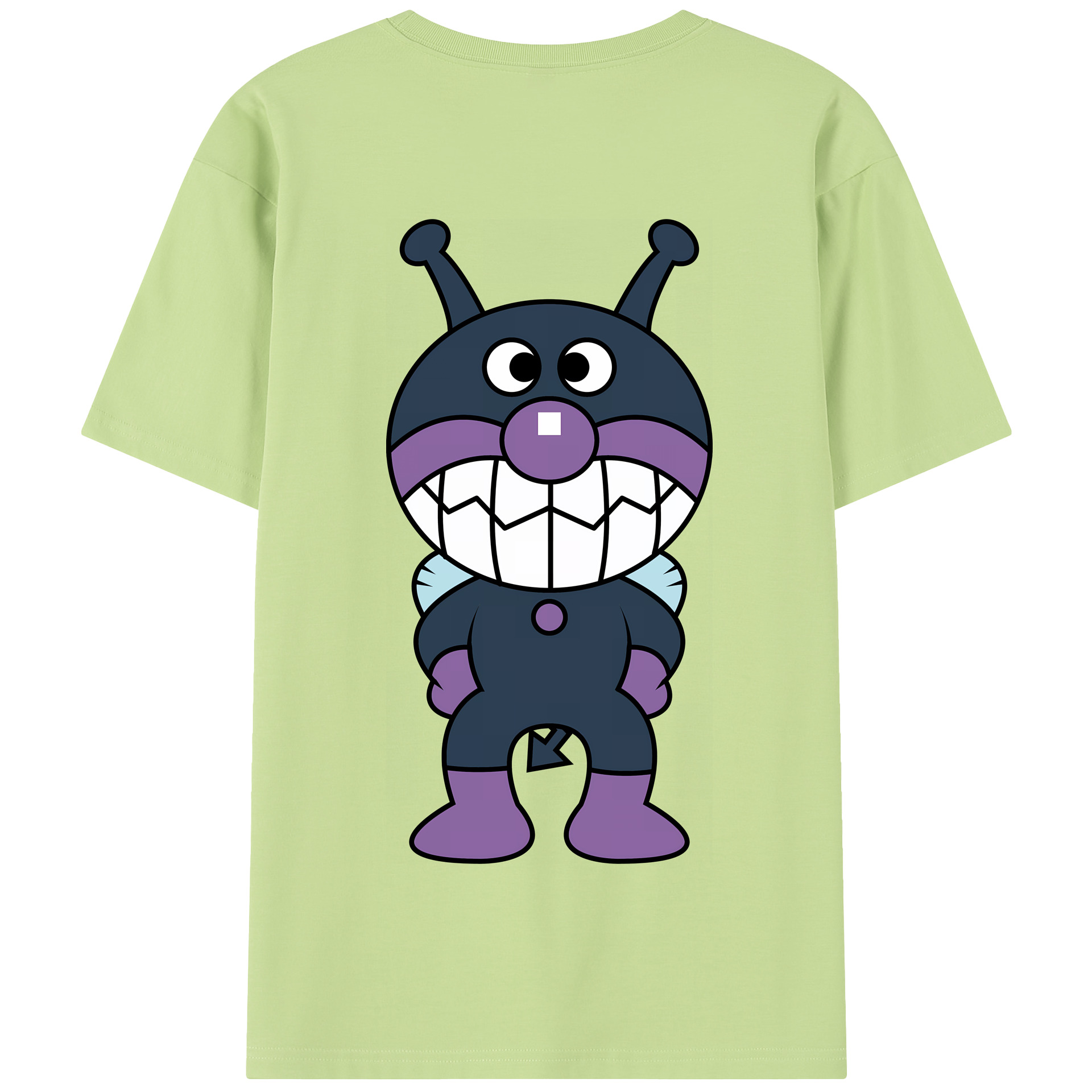 （画像用） アンパンマン Anpanman 綿100％半袖Tシャツ（背面プリント）